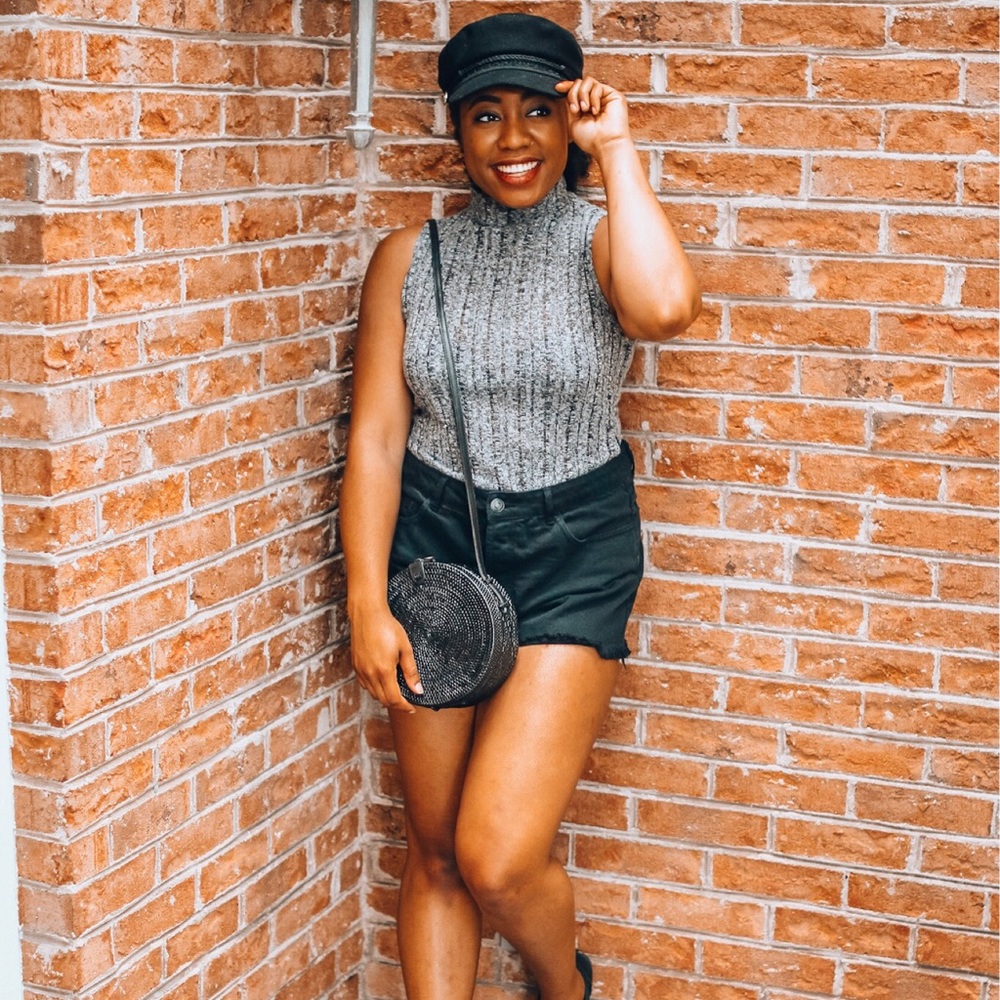 Forever 21 Turtleneck Racerback Top